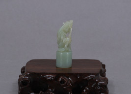 Chinese Hetian Jade Lucky Dragon Seal /Stamp - £71.94 GBP