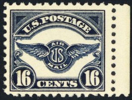C5, Mint VF NH 16¢ Early Airmail Stamp CV $120 - Stuart Katz - £46.89 GBP