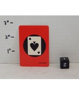 1987 Milton Bradley Win Lose or Draw Replacement Ace In the Hole Card Bl... - $21.64 CAD