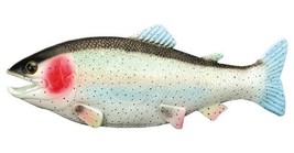 2 GIANT SIZE FAKE RUBBER FISH novelty fisherman gag prank practical joke... - $12.30