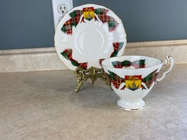 Adderley New Brunswick Tartan 1959 Fine Bone China Tea Cup And Saucer Set - £11.16 GBP