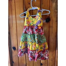 Vibrant Floral Paisley Halter Top Boho Chic Summer Beach Festival Wear s... - $15.00