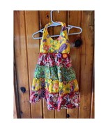 Vibrant Floral Paisley Halter Top Boho Chic Summer Beach Festival Wear s... - $285.10 MXN