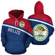 Belize Country Flag Hoodie Adults And Youth - £44.24 GBP