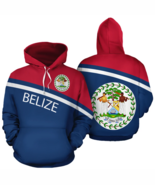 Belize Country Flag Hoodie Adults And Youth - $76.57 CAD