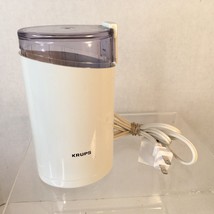 KRUPS White Electric Spice and Coffee Grinder  203 Stainless Steel Blades - $14.00
