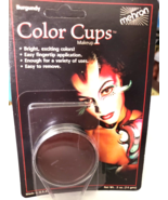 Mehron Burgundy Makeup Greasepaint Color Cups .5 oz  USA - £6.05 GBP