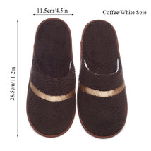 New Home Non-slip Soft Bottom Half Pack Womens Slippers Autumn And Winter Warm T - £13.29 GBP