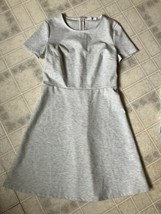 Gap Women&#39;s Size 8 Marled Gray and White Short Sleeve Dress T-Shirt Back... - $24.99