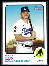 2022 Topps Heritage #397 Gavin Lux Los Angeles Dodgers - £1.55 GBP