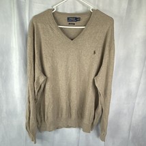 Polo Ralph Lauren Men&#39;s Sweater Shirt Knit Pima Cotton, V-Neck Pullover ... - $26.39
