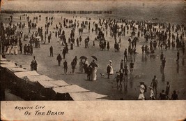 Antique EARLY 1900&#39;s Postcard Atlantic City On The Beach bk39 - £4.74 GBP