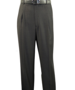 Men&#39;s Pants G.Manzoni None Wrinkle Wool Super 120&#39;s #056 Gray Made in Italy - £120.26 GBP