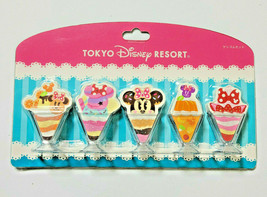 Tokyo Disney RESORT Minnie Mouse Eraser Set with Case Sweets Rare - £19.27 GBP