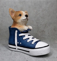 Ebros Lifelike Taco Chihuahua Puppy Dog in Sneaker Shoe Figurine 6.75&quot;H - $666.08 MXN