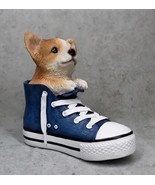 Ebros Lifelike Taco Chihuahua Puppy Dog in Sneaker Shoe Figurine 6.75&quot;H - $47.64 CAD
