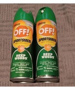 2 cans Deep Woods Sportsmen Insect Repellent, 6 oz Aerosol Spray (J36) - $20.56