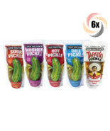 6x Pouches Van Holten&#39;s Jumbo Variety Dill Pickle In-A Pouch | 5oz | Mix... - $18.87
