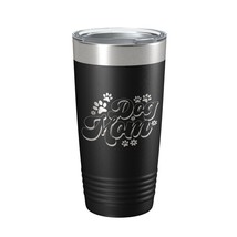 Dog Mom Tumbler Travel Mug Retro Insulated Laser Engraved Coffee Cup 20 oz - $29.99