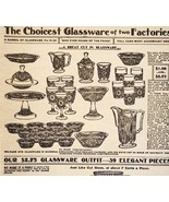 1900 Glassware Sets Advertisement Victorian Sears Roebuck 5.25 x 7&quot;  - $28.05 CAD