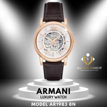 Emporio Armani Men's Automatic Watch, Analog Display and Leather Strap AR1983 - $181.26