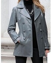 Women&#39;s Outerwear Winter Church Genuine leather blazer jacket plus 3X 4X 5X US - $199.99