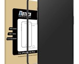 Matte Glass Screen Protector For Iphone 14 Pro Anti-Glare &amp; Anti-Fingerp... - $16.99