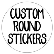 100Pcs/Lot Custom Personalise Business Logo Personalised Sticker Business Labels - £37.51 GBP