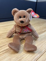 Retired Ty Original Beanie Baby Britannia the Bear P.V.C. Pellets Errors KG - £14.22 GBP