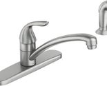 Moen 87202SRS Adler One-Handle Kitchen Faucet with Side Spray - Stainless - £46.78 GBP