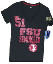 Florida State Seminoles 1851 Women&#39;s Black V-Neck Shirt Size S - NWT $29.99 - $18.80