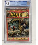 FEAR #10 (Marvel Comics 1972) 4th MAN-THING app &amp; begins 1st solo series... - $89.10