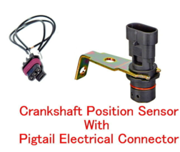 Crankshaft Position Sensor W/ Pigtail Connector Fits: Cadillac Chevrolet &amp; GMC - £12.18 GBP