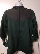 Peak Velocity Jacket Mens Quantum Fleece Full-Zip Loose-Fit Hoodie Small - £19.45 GBP