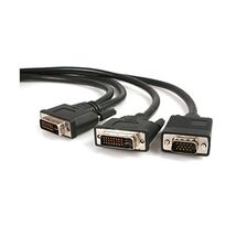 StarTech.com 6ft DVI-I Male to DVI-D Male and HD15 VGA Male Video Splitt... - $50.00