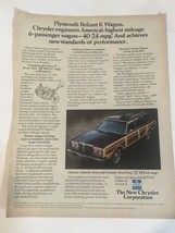 Vintage Chrysler Lebaron print ad Town And Country pa3 - $6.92