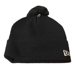New Era Black Winter Beanie Hat One Size Black Hat Cap New Era Hat Blank - £11.69 GBP