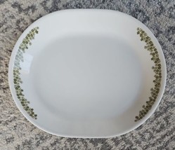 Corelle Spring Blossom Crazy Daisy Serving Platter Green &amp; White 12.25&quot; x 10&quot; - £11.64 GBP