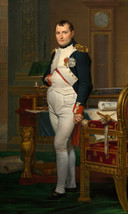 The Emperor Napoleon by Jacques-Louis David Giclee Fine Art Canvas Print 18&quot;x30&quot; - £18.51 GBP
