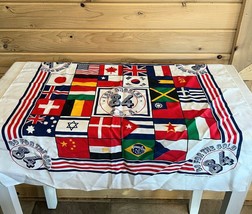 1984 Olympics Original Flag Go For the Gold Bandana L.A. California Vintage - $1,428.01 MXN