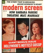 Modern Screen 1/1967-Dell-Mia Farrow-Frank Sinatra-Brigitte Bardot-FN - £39.50 GBP