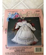 Bucilla Embroidery Kit #33220 ANGEL BABIES A Friend Loveth 15&quot; Partly Co... - £12.68 GBP
