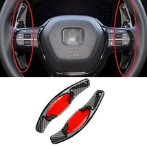 For 2022 2023 Honda Civic Carbon Fiber Steering Wheel Paddle Shifter Ext... - $67.88