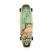 Pokemon Bear Walker Snorlax Skateboard Deck + Wheels Trucks Grip Maple Wood - $349.99