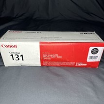 Canon Cartridge 131 Black Toner Cartridge New Factory Sealed (6272B001) - £45.22 GBP