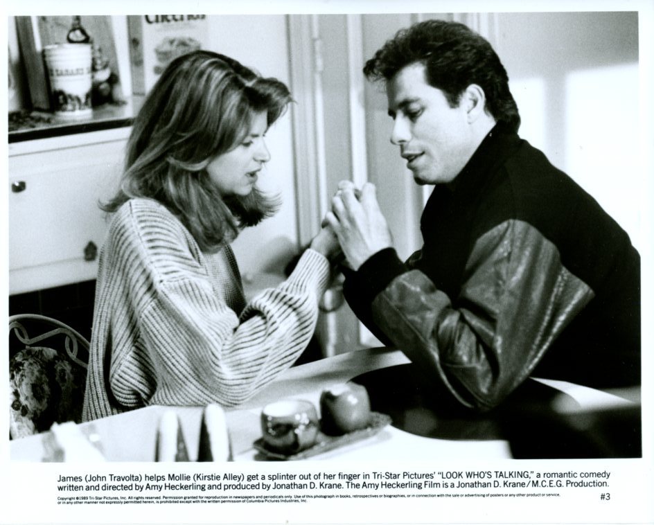 John Travolta Kirstie Alley 8x10 ORIGINAL photo X2919 - $2.99