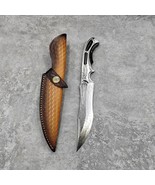 TACTICAL VG10 DAMASCUS FULL TANG HUNTING KNIFE FIXED BLADE SURVIVAL RESC... - $160.38