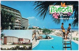 Postcard Pagoda Motel Ormond Beach Florida - $2.96