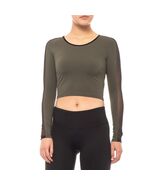 NWT Michi Bolt Mesh Trim Crop Top L - €34,33 EUR