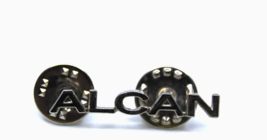 Alcan Company Silver Colored Letter Logo Collectible Pin Pinback Vintage - £17.27 GBP
